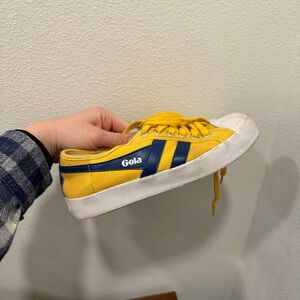 Gola Vibrant Yellow and Blue Shoes